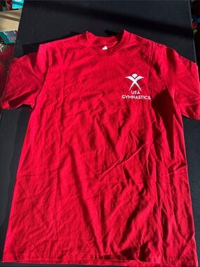 Adidas USA Gymnastics Signed T-Shirt Logan Dooley Dakota Earnest Sz L